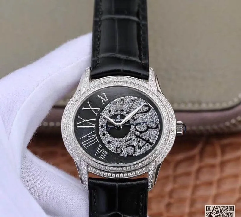 Audemars Piguet Millenary Lady Watch 77302BC.ZZ.D001CR.01 With Diamond 1:1 Best Edition Replica Watch Swiss Calibre 2325